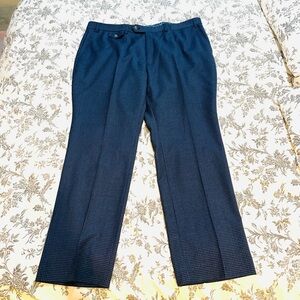 Classic Blue Checkered Men's Dress Pants